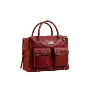 Burgundy Weekender Tote