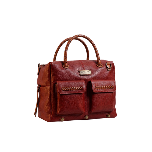 Burgundy Weekender Tote