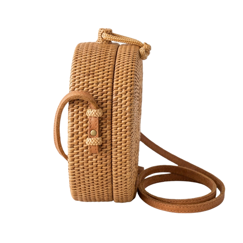 Rattan Crossbody Bag