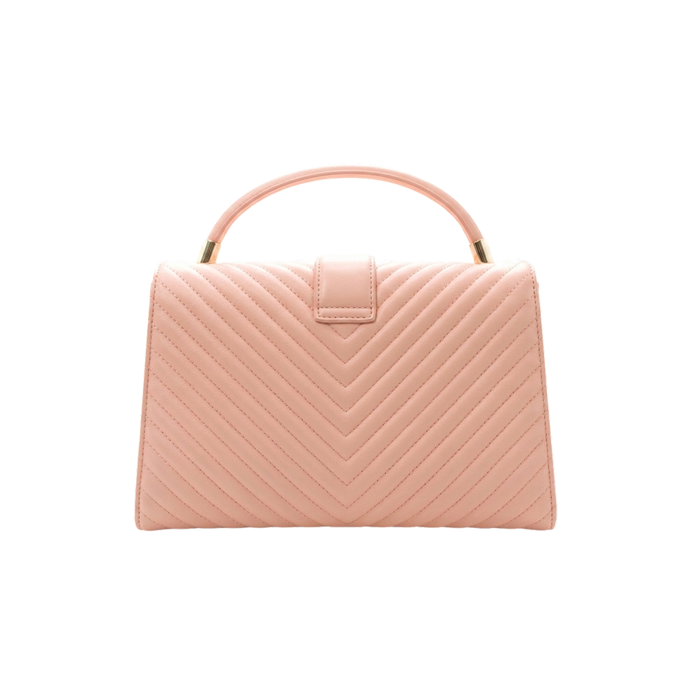 Blush Quilted Clutch