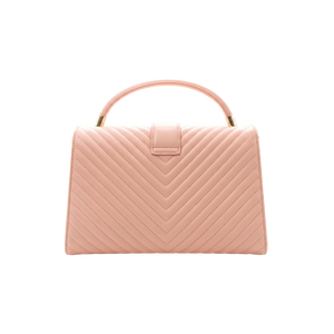 Blush Quilted Clutch