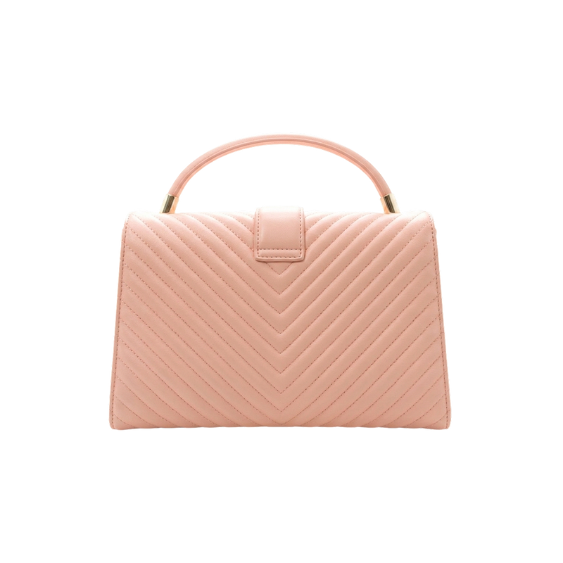 Blush Quilted Clutch