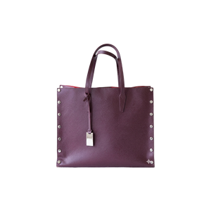 Purple Studded Tote