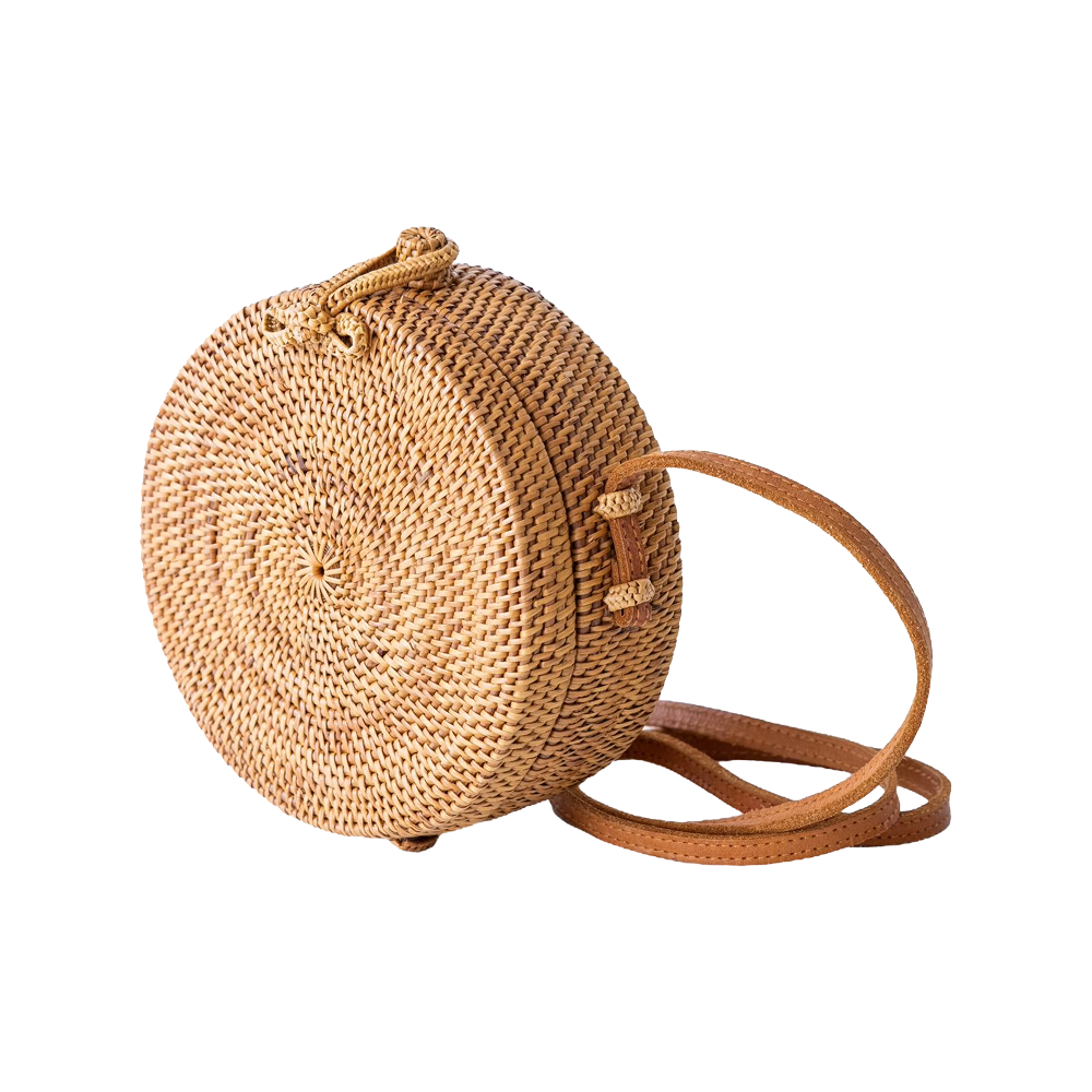 Rattan Crossbody Bag