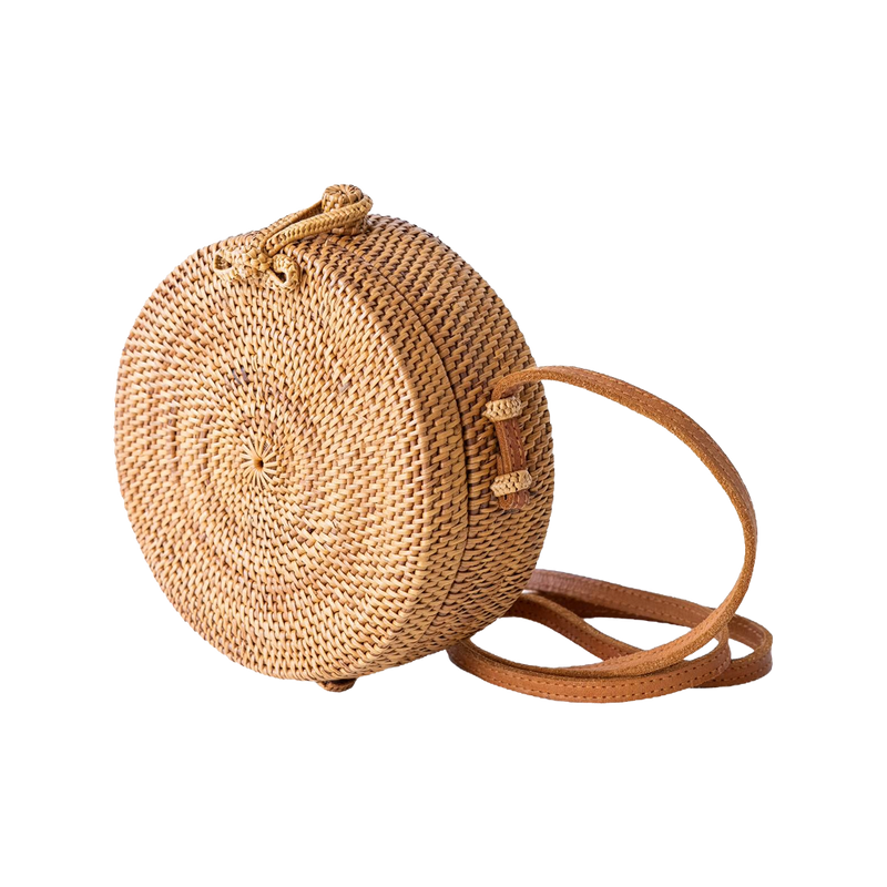 Rattan Crossbody Bag