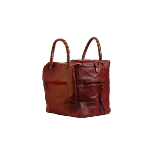 Burgundy Weekender Tote