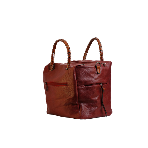 Burgundy Weekender Tote