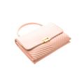 Blush Quilted Clutch