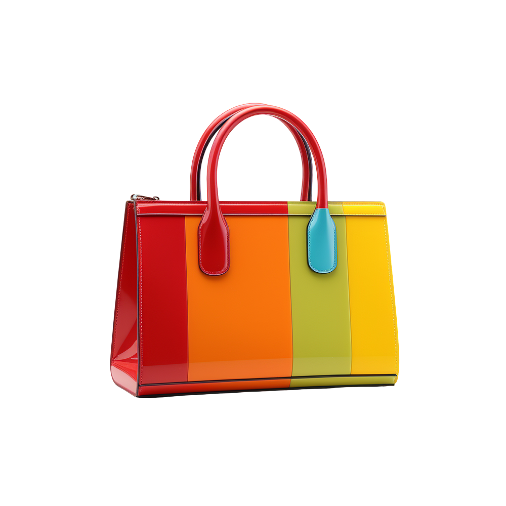 Rainbow Block Tote