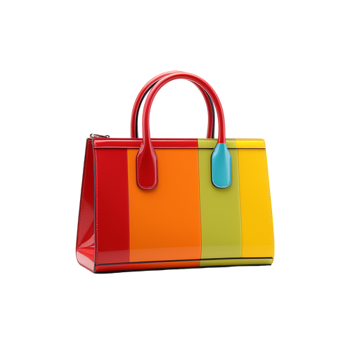 Rainbow Block Tote
