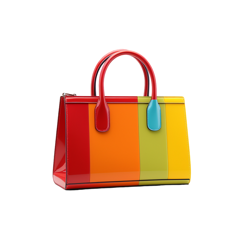 Rainbow Block Tote
